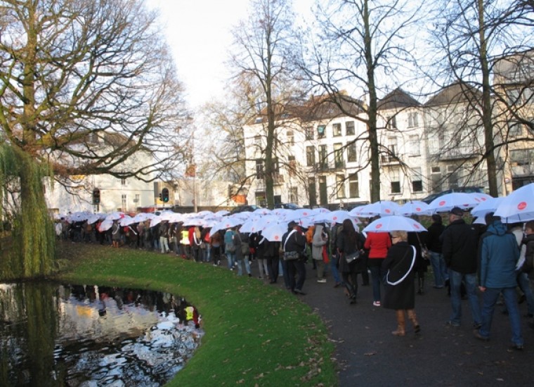 een van de optochten