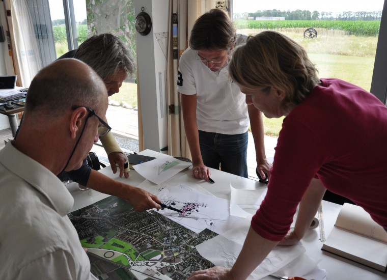 Team Holt& Berg: Jeroen van Westen, Ed Joosting Bunk, Theo Reitsema en Sandra Schuit