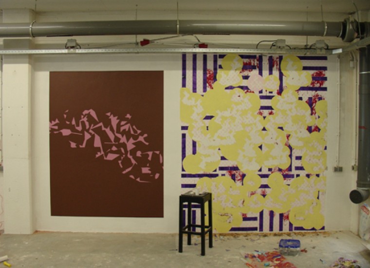 Muurschilderingen van Jasper van der Graaf en Guido Nieuwendijk